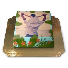 Tropical Photo Torte (Large ((39x27 cm) 30 parts))