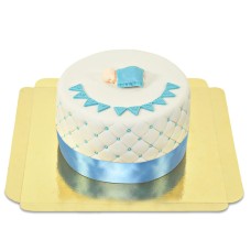 Blue Baby Shower Cake (Medium (24 Servings))