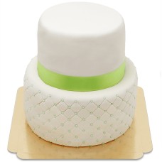 Happy Birthday Deluxe cake two tier - different colors