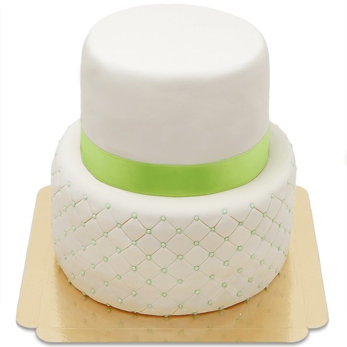Happy Birthday Deluxe cake two tier - different colors