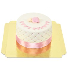 Pink baby shower cake (Medium (24 Servings))