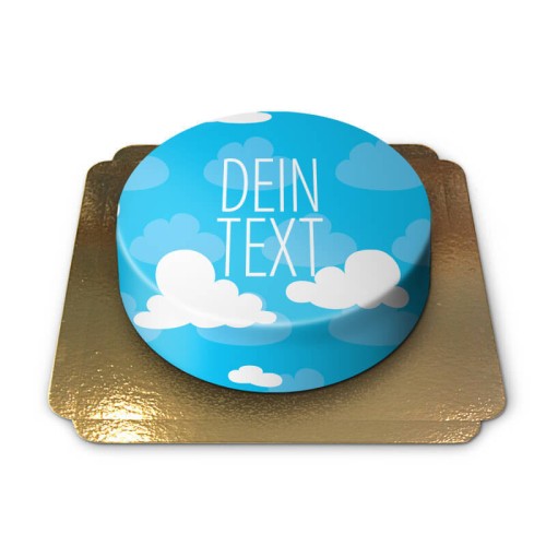 Cloud Pattern Pie (Small (6 Servings))