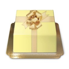 Gift cake yellow