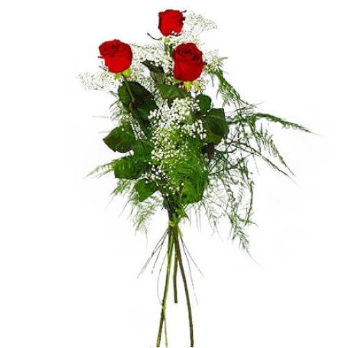 Send the bouquet Missing you as a flower delivery (Between roses)