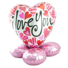 Balloon gift i love you many hearst