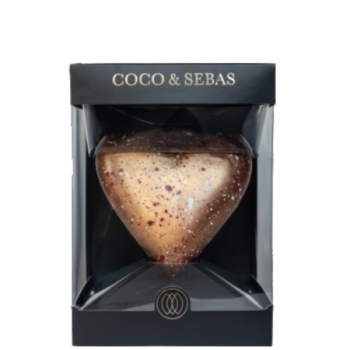 Coco & Sebas Heart of gold dark chocolate