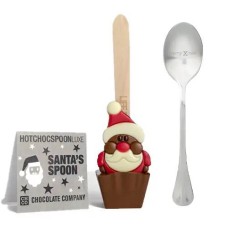 Santa's Hotchocspoon with message spoon 'Merry X-mas'
