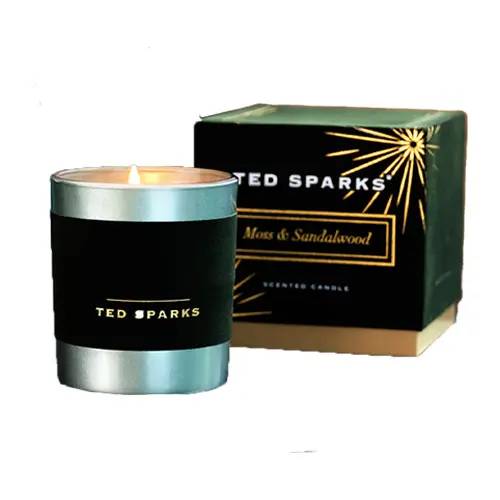 Scented Candle - Moss & Sandalwood - Ted Sparks