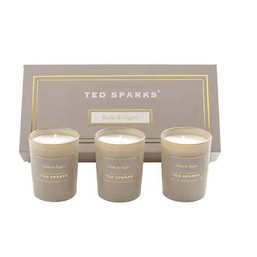 Mini Candle Gift Set Tonka & Pepper - Ted Sparks