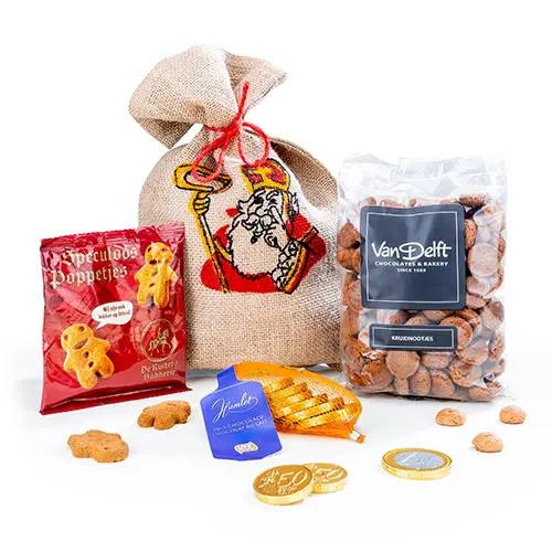 Sinterklaas package 'Sinterklaas's jute candy bag'