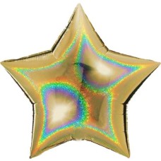 Ballon ster sparkle gold
