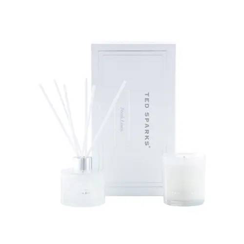 TED SPARKS - Candle & Diffuser Gift Set - Fresh Linen