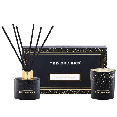 TED SPARKS - Candle & Diffuser Gift Set - Cinnamon & Spice