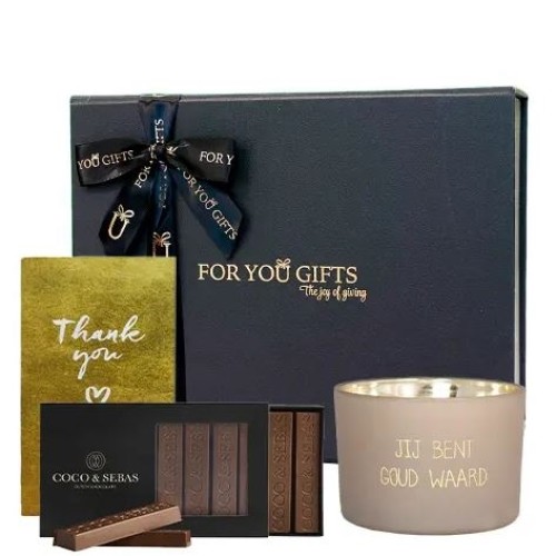 Giftbox 'Thank you, you are worth gold'