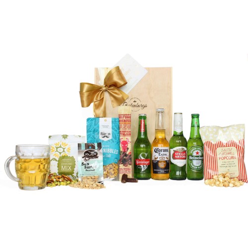 Beer Selection Wooden Crate Gift