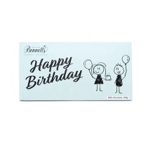 Wine Gift with Chocolate Message Bar
