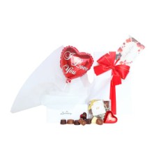 Valentine's Day Balloon and Chocolates