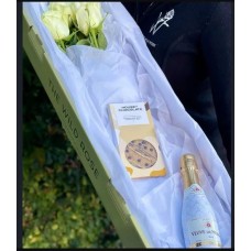 White Roses Flower Box