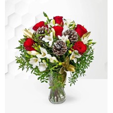 Festive Rose & Freesia (Standard)