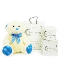 Baby Boy Christening Money Box