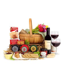 Dad's Cheese & Wine Basket