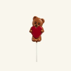 Valentine Teddybear Lolly - Red - 30g - 4 pcs