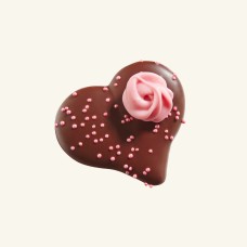 Valentine Heart with Rose - Bag 130g - 2 pcs