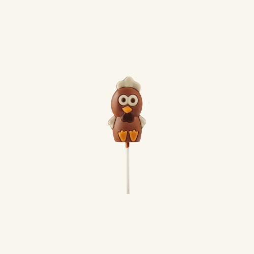 Chocolate lollipop chicken - 25g - 5 pcs