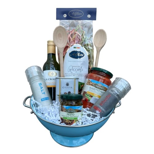 Pasta Tonight - Blue Colander