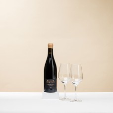 Domaine Cheveau Beaujolais-Leynes Rouge 'Le Bouteau' 2020 & 2 Glasses