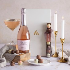 Prosecco RosÃ© and Belgian Chocolates Hamper