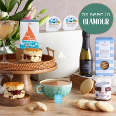 British Cream Tea Hamper with Prosecco