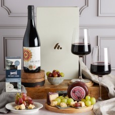Classic Red Wine and Cheese Gift Box