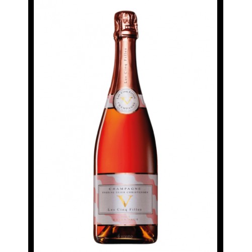 LES CINQ FILLES ROS‰ 75CL