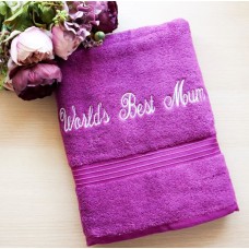 World's Best Mum Bath Towel