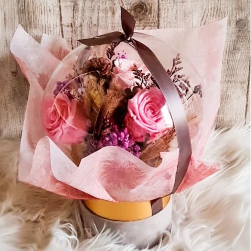 Infinty Flowers Ball (real preserved flowers)