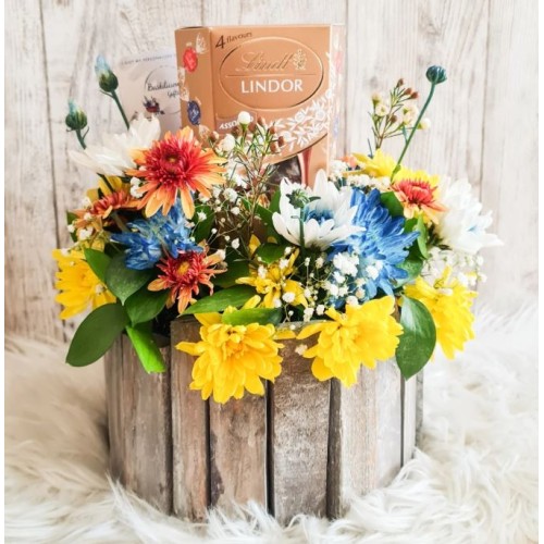 Fresh Flowers & Lindt