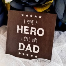 Hero Dad Magnet