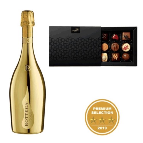 Gift package Prosecco and Belgian Chocolates