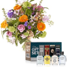 Fragrance set + flowers 'The very best'