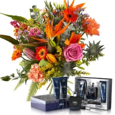 Fragrance set + flowers 'Colorful'