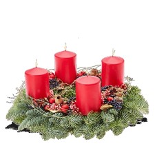 Advents Wreath red (Large)