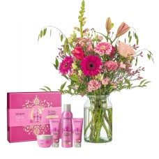 Home Spa Palace of Orient Comforting Set + Bouquet Pink Splendor