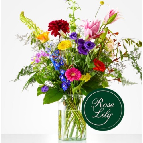 Bouquet Rose Lily Pick some Luck (smalll)