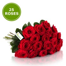 Bouquet 25 Large Red Roses