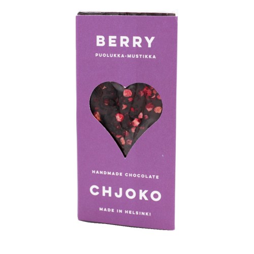 Dark chocolate with Forest Berries Chjoko