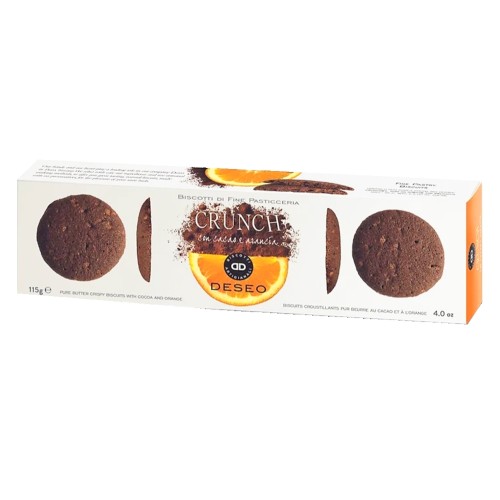 Crunchy cocoa & orange cookies, Deseo