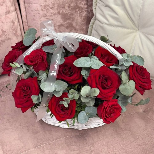 Basket with Roses 