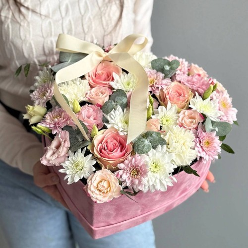 Heart with Flowers 