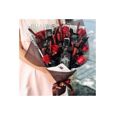 Bouquet for Men "Guns and Roses"